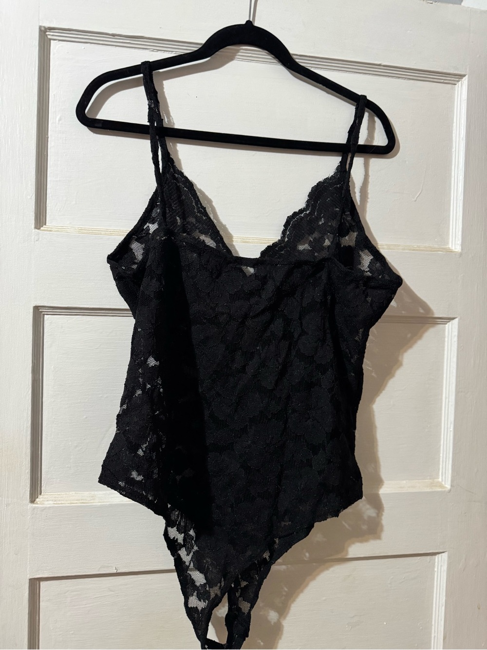 Fashion Nova Black Lace Bodysuit